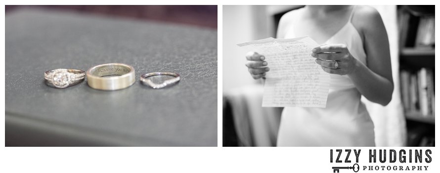 Personlized wedding rings DIY Savannah wedding