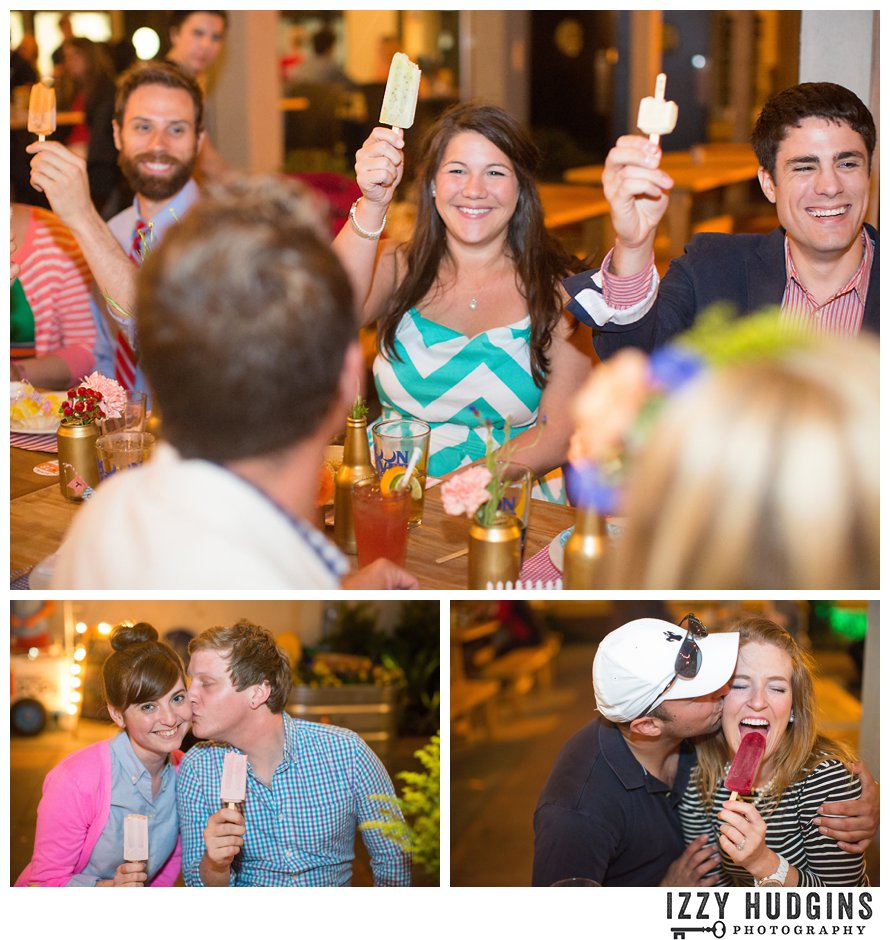 Summer Save the Date Engagement Party King of Pops photo