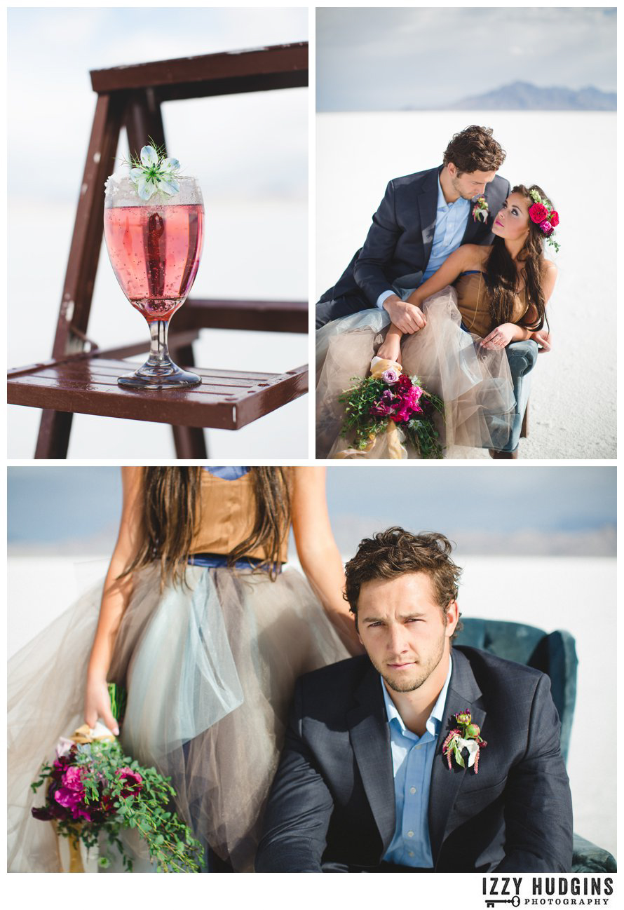 Picnic Salt Flats Engagement Session Destination Wedding Photographer