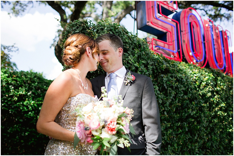 Hotel Saint Cecilia Austin Texas Wedding Photographer Gold Sparkly DIY