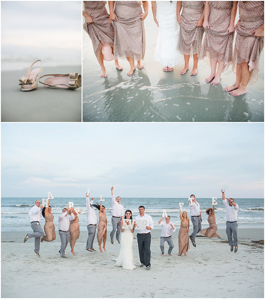 Kate Spade Pastel DIY Sparkly Beach Wedding