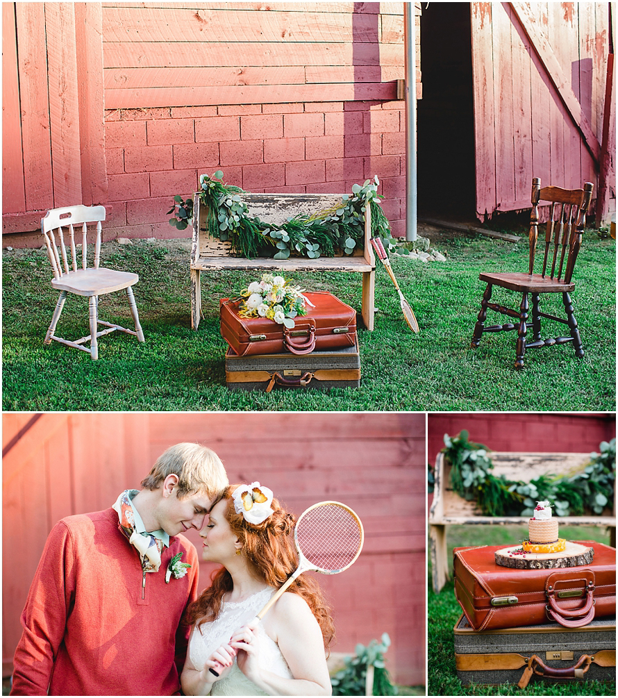 Rustic Fall Winter Barn Asheville Wedding Photographer