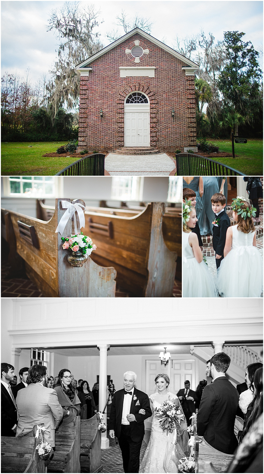 Winter White Savannah Wedding | Whitefield Chapel Bethesda Savannah Wedding Photographer