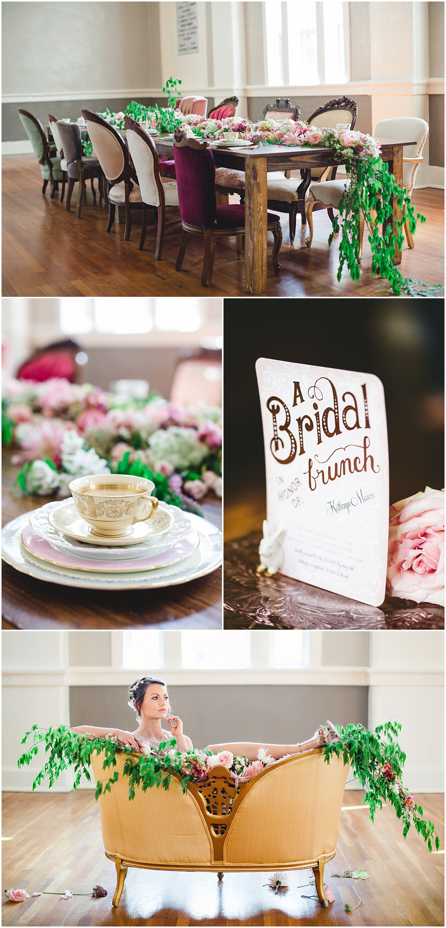 Tea Party Bridal Shower Luncheon