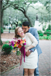 Colorful Savannah Elopement - Athens & Atlanta Wedding Photographer