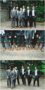 trolley barn wedding - Atlanta wedding photographer - groomsmen