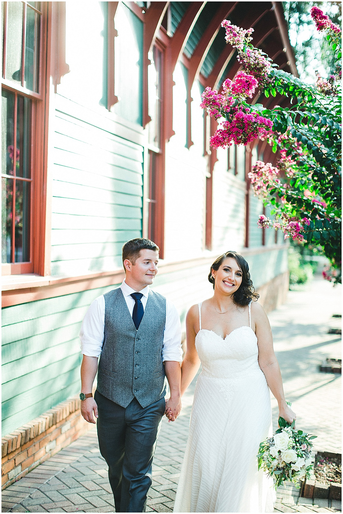 trolley barn wedding - Atlanta wedding photographer