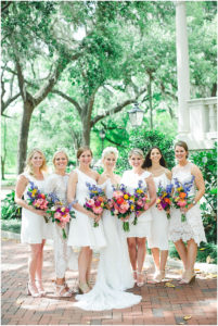 whimsical wedding - colorful spring savannah wedding