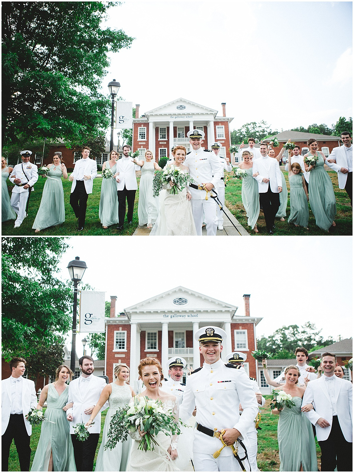 Atlanta wedding - white & green wedding - Galloway School & The Estate