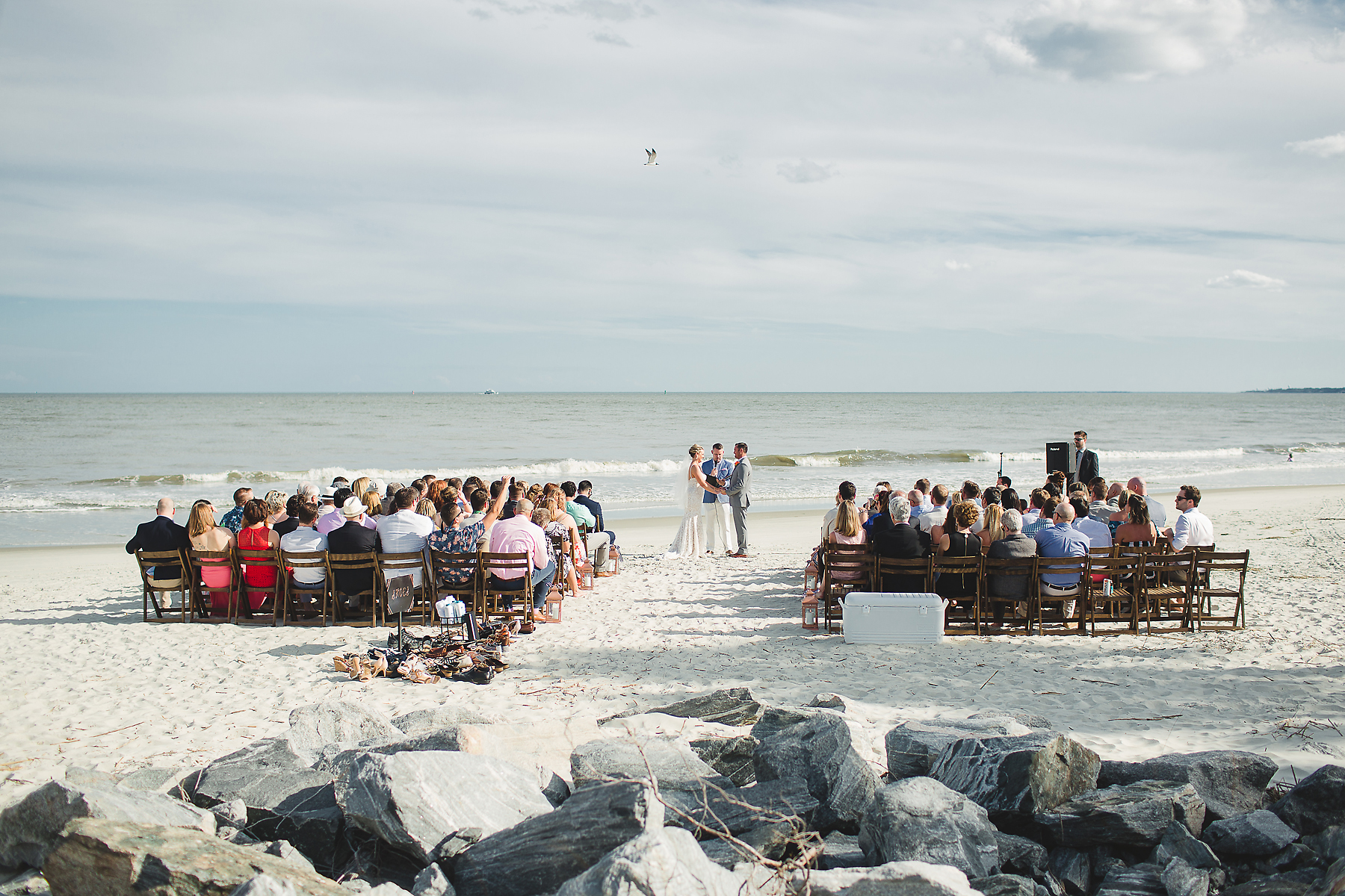 Megan and Justin St. Simons Island Wedding | The King and Prince beach resort | Izzy Hudgins Photography