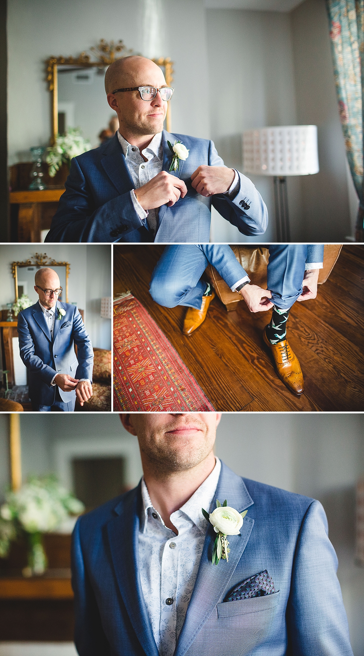 Sarah and Aron’s Downtown Savannah Elopement – Savannah Elopement Photographer - Navy Grooms Suit