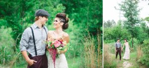Glamping inspired wedding styled shoot at Coldwater Gardens with a bride in Daughters of Simone Sanje | Izzy Hudgins Photography