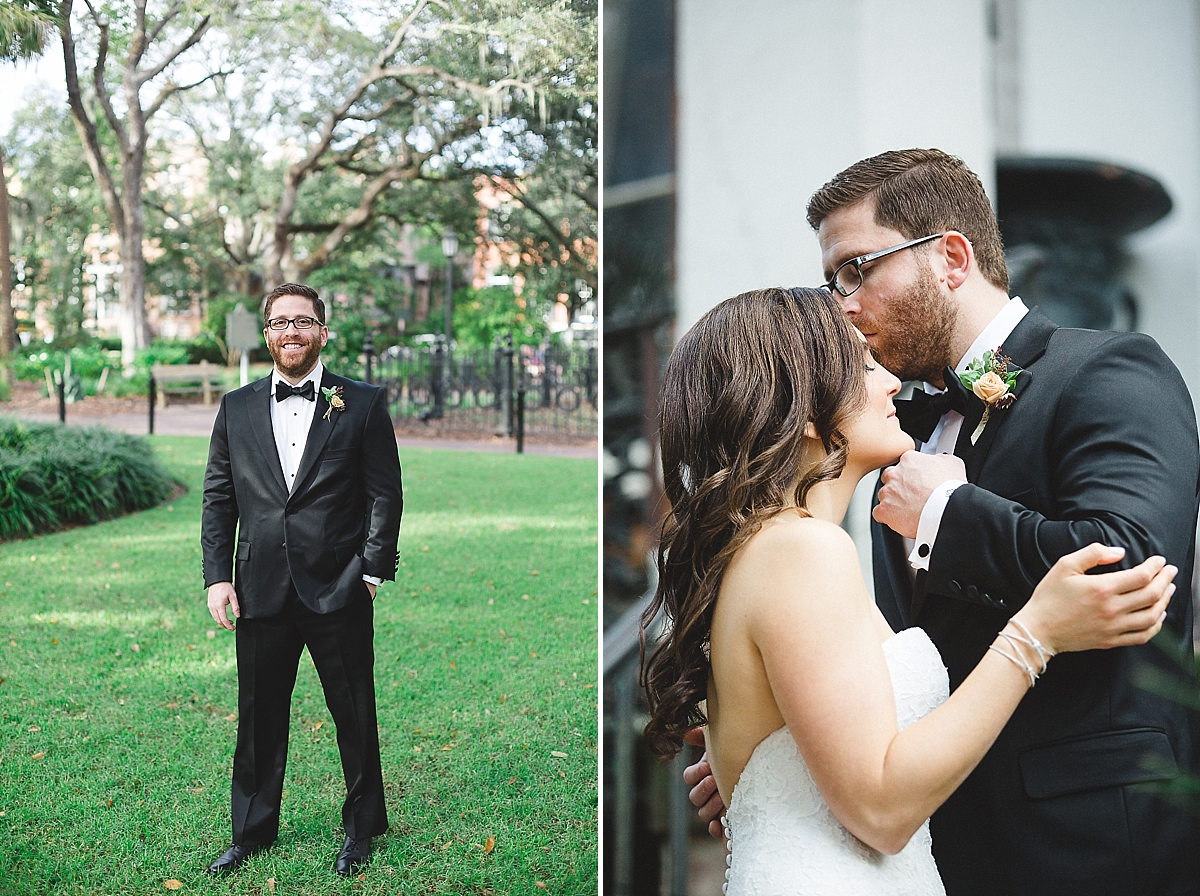 Katie & Noah Savannah Wedding - Rivini Lace Wedding Dress – Izzy Hudgins Photography – Savannah Wedding Photographer