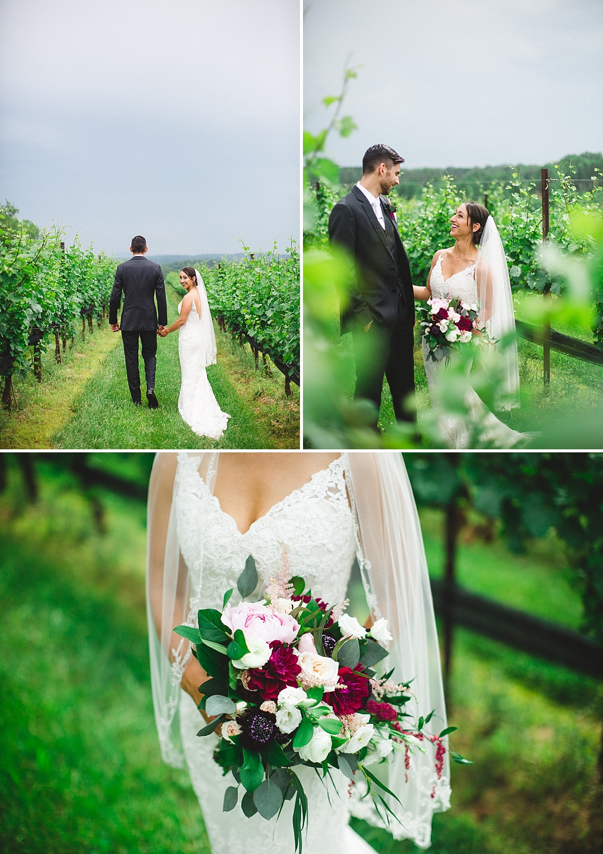Stone Towner Winery Wedding – First look | Izzy Hudgins Photography