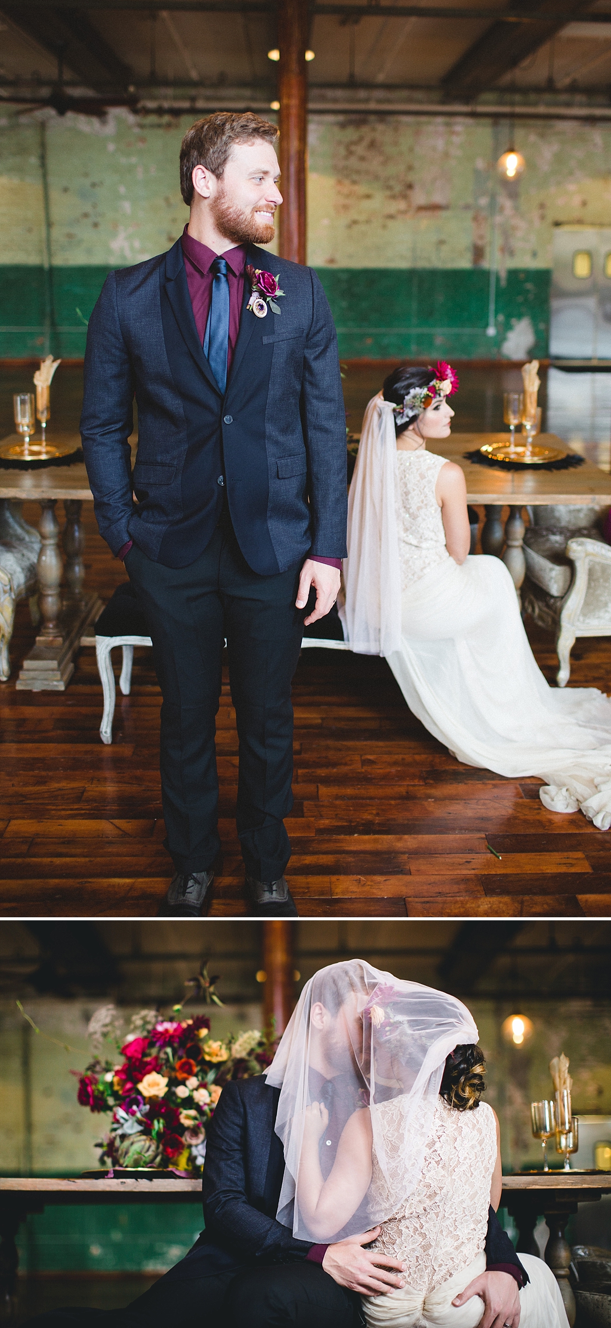 The Engine Room Wedding Inspiration – BHLDN Wedding Dress | Izzy Hudgins Photography