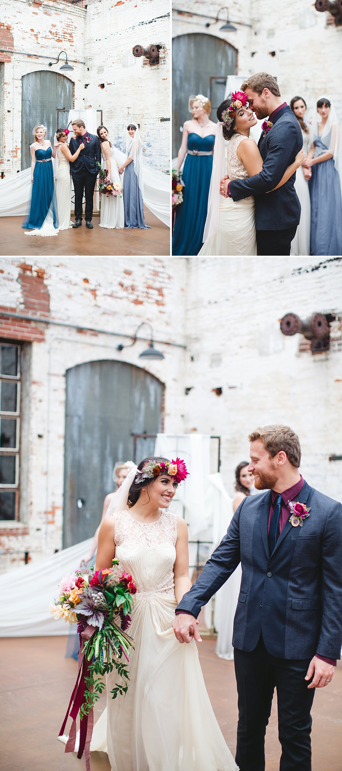 The Engine Room Wedding Inspiration – BHLDN Wedding Dress | Izzy Hudgins Photography