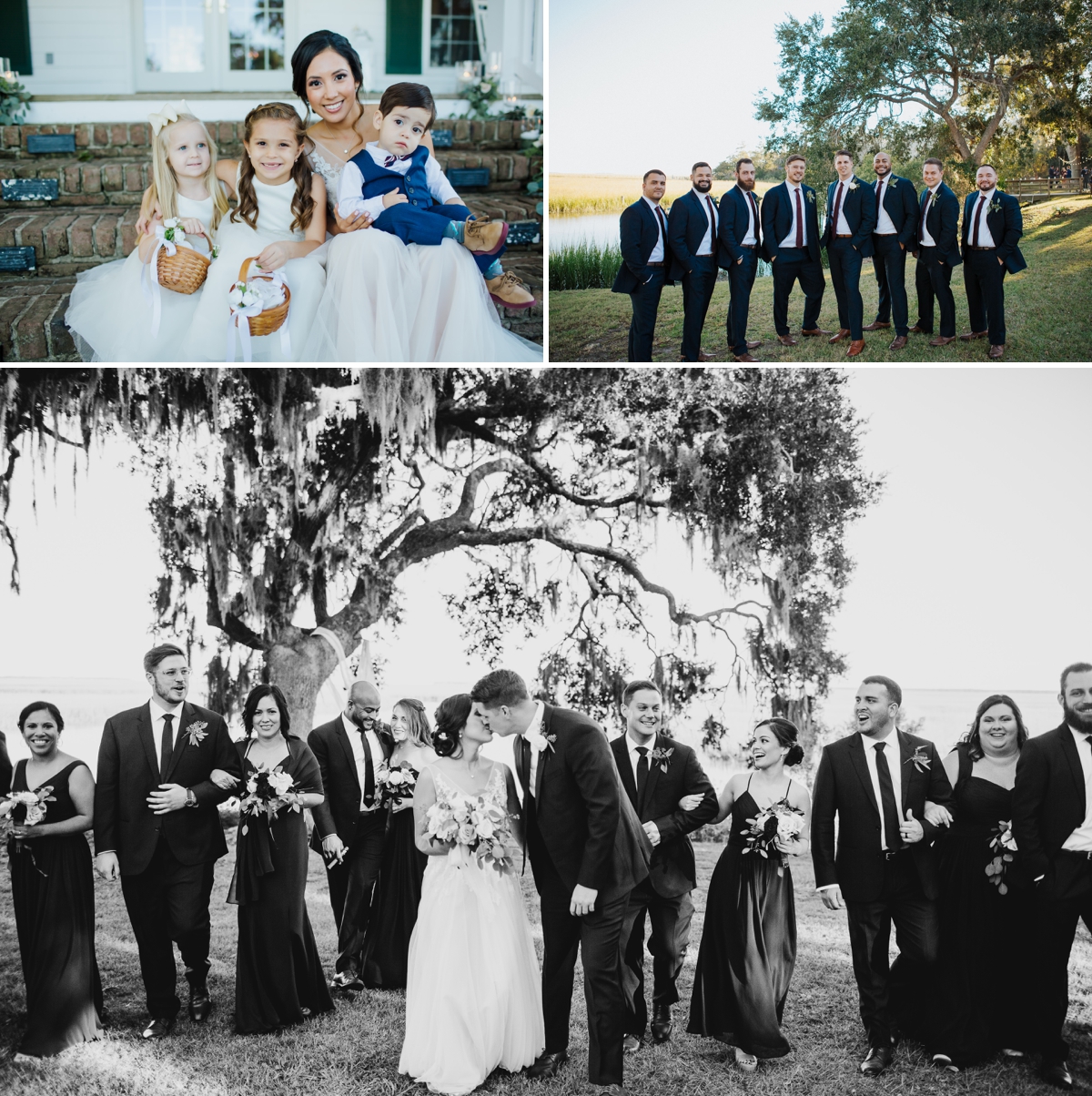 Burgundy coastal fall wedding at Bluff Creek Stables – Savannah Wedding Photographer | Izzy Hudgins Photography