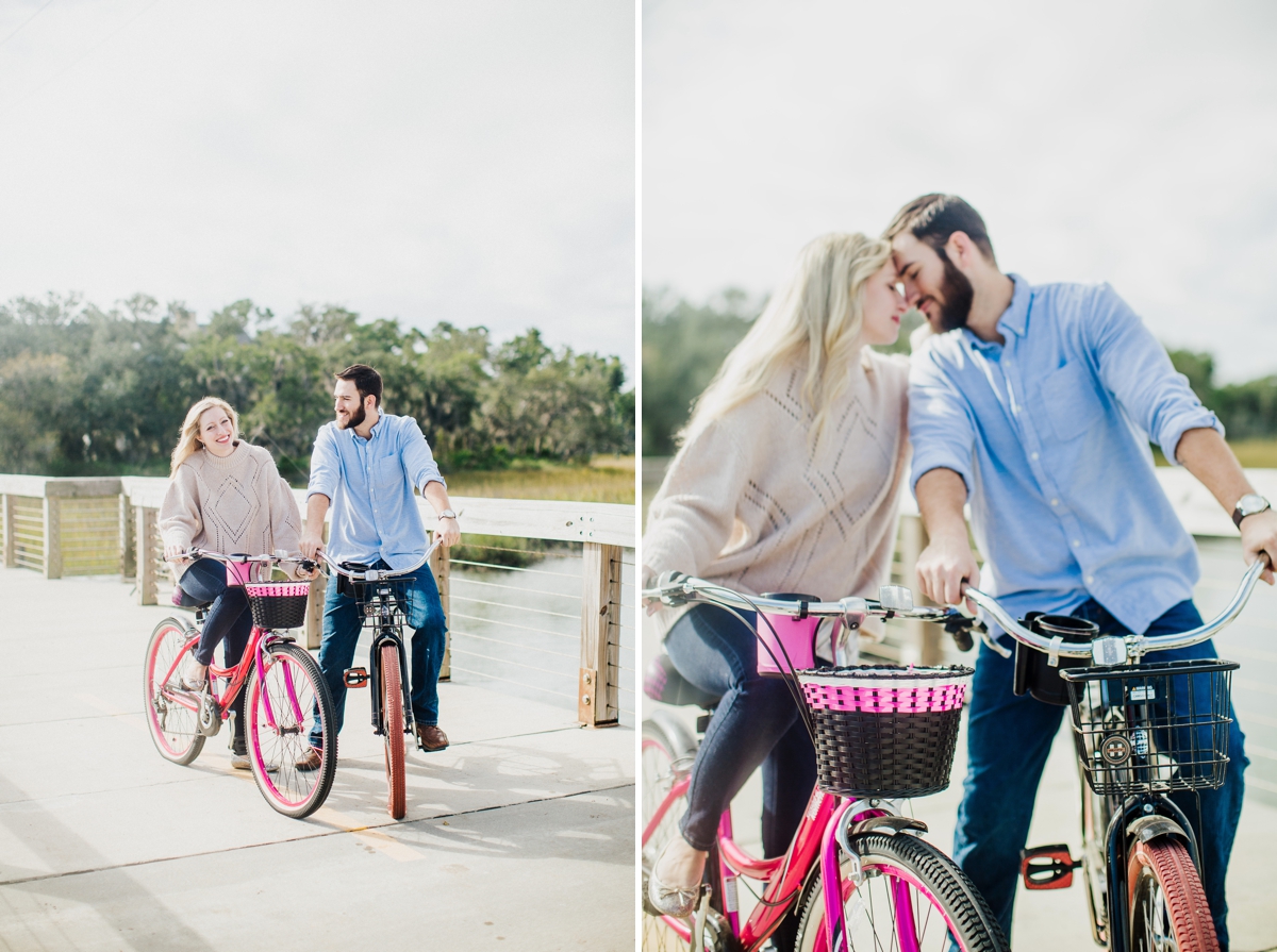 Bicycle Engagement Session in Beaufort, SC – Savannah Wedding and Engagement Photographer | Izzy Hudgins Photography