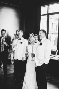 Cameron and Andrew’s wedding at POV Lounge at the W Hotel | Izzy Hudgins Photography