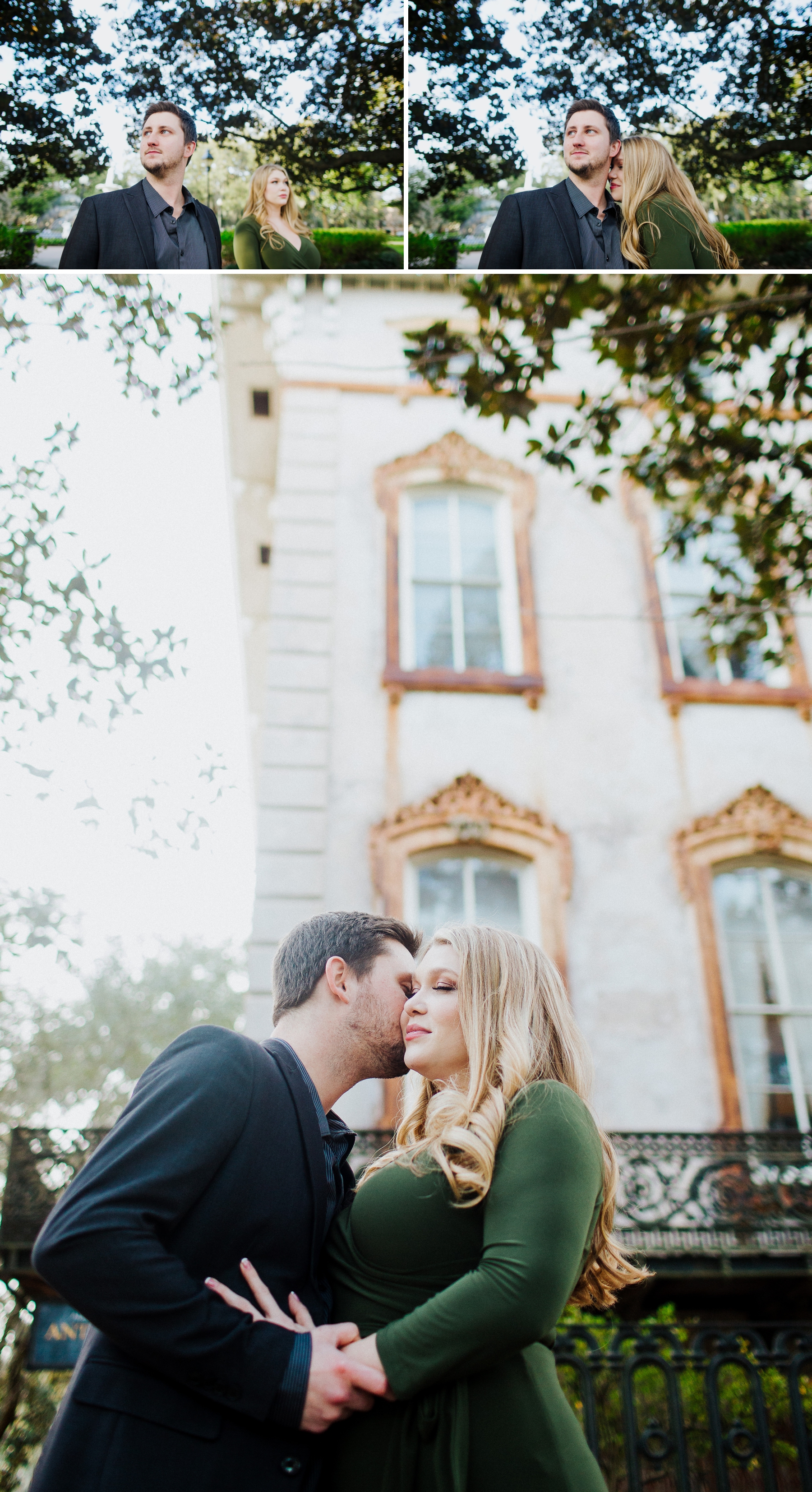 Engagement Session in Downtown Savannah, Georgia – Izzy Hudgins Photography
