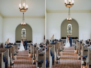 Lindsey and Matt’s romantic southern wedding at Whitefield Chapel | Izzy Hudgins Photography