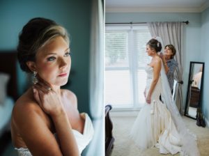 Lindsey in a taffeta mermaid wedding dress | Izzy Hudgins Photography