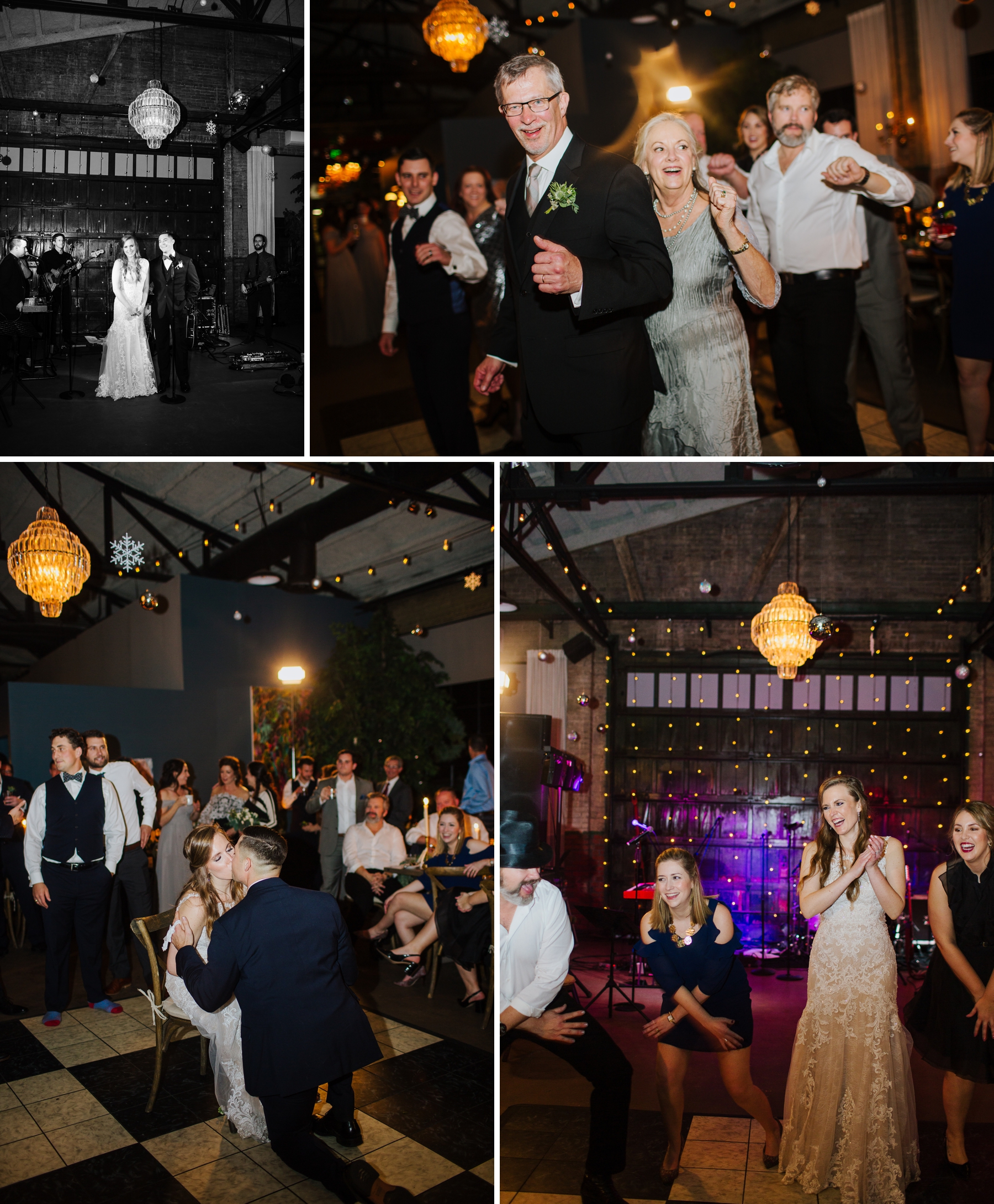 Emilee and Jenkins winter wedding at Soho South Café, planning by Posh Petals and Pearls