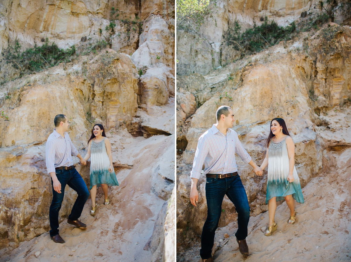 Engagement session in Providence Canyon by Izzy Hudgins Photography