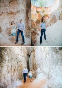 Engagement session in Providence Canyon by Izzy Hudgins Photography
