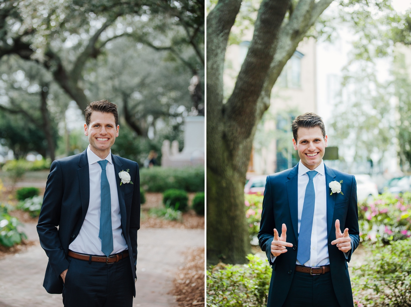 Navy groomsmen – Savannah Wedding Photographer – Izzy Hudgins Photography