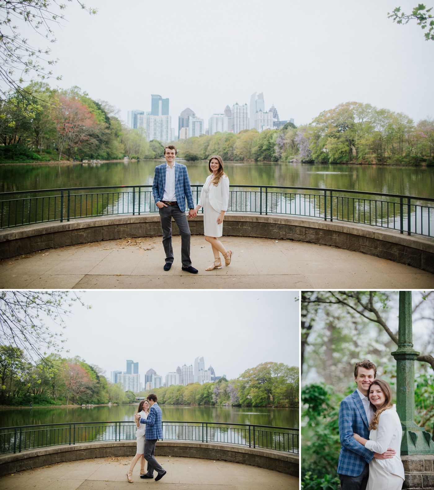 Atlanta spring engagement session at Piedmont Park – Izzy Hudgins Photography