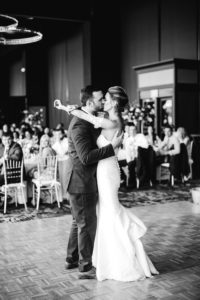 First Dance - Hyatt Regency Savannah ballroom reception – Izzy Hudgins Photography