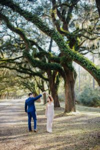 Carly and Colin’s Wormsloe engagement session by Izzy Hudgins Photography