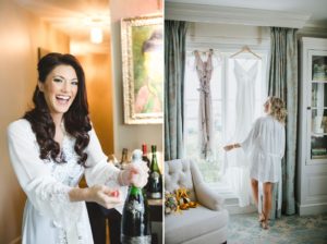 Getting ready boudoir portraits on your wedding day by Izzy And Co.