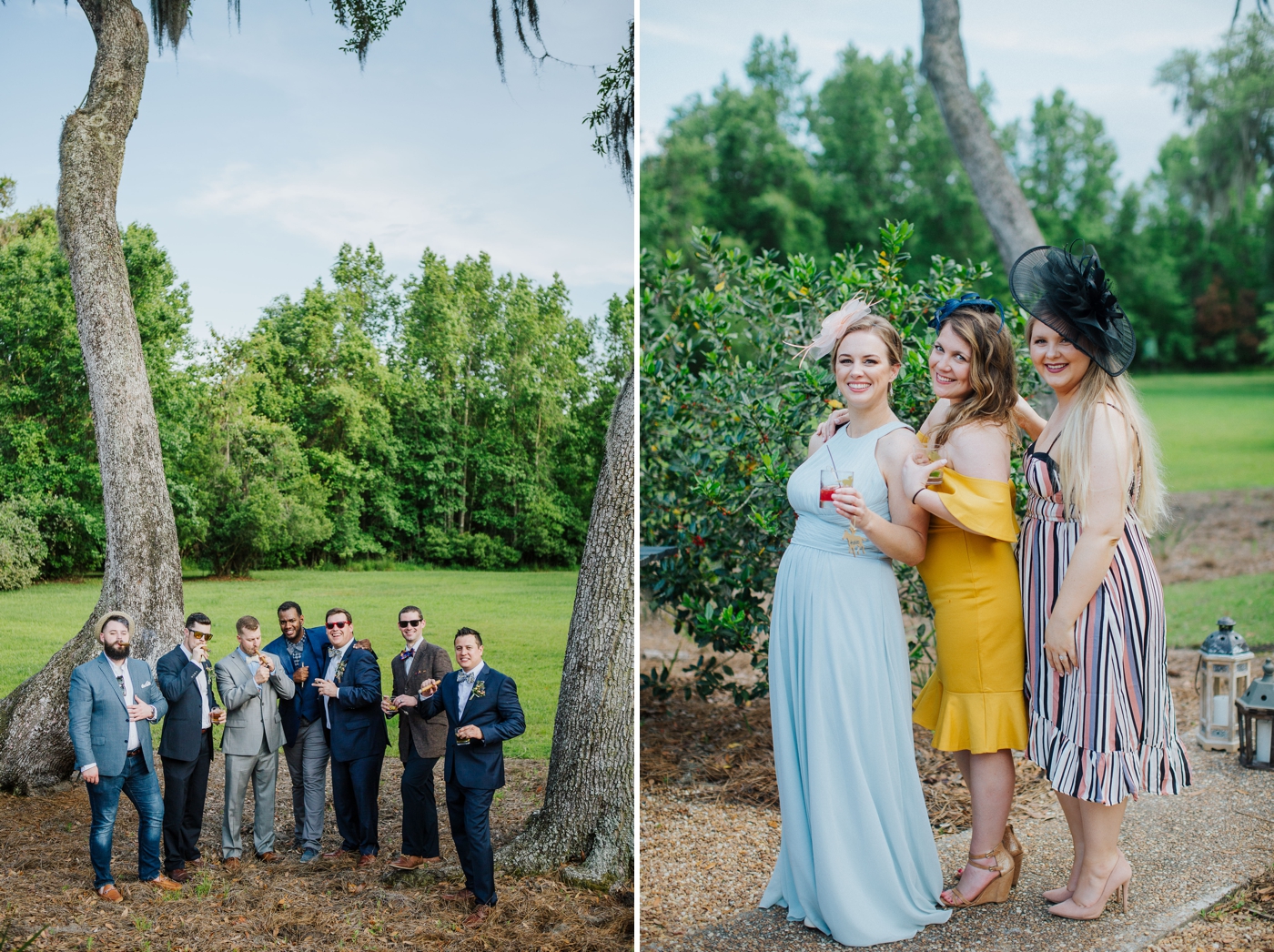 Colorful wedding reception at Dorchester Shooting Preserve