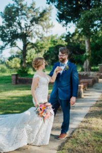 Bride in Mylie by Calla Blanche from Wedding Angles Boutique