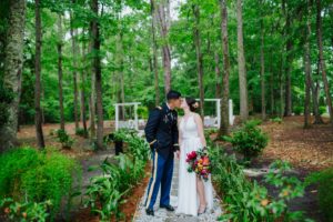 Courtney and Newton’s colorful spring Mackey House Wedding
