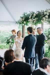 Ceremony at Harper Fowlkes House in Savannah | Izzy and Co.