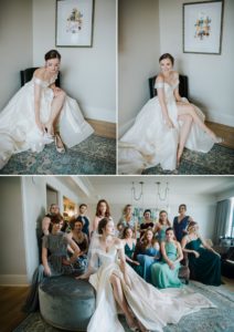 Getting ready portraits at Perry Lane Hotel in Savannah – Savannah Wedding Photographer Izzy and Co.