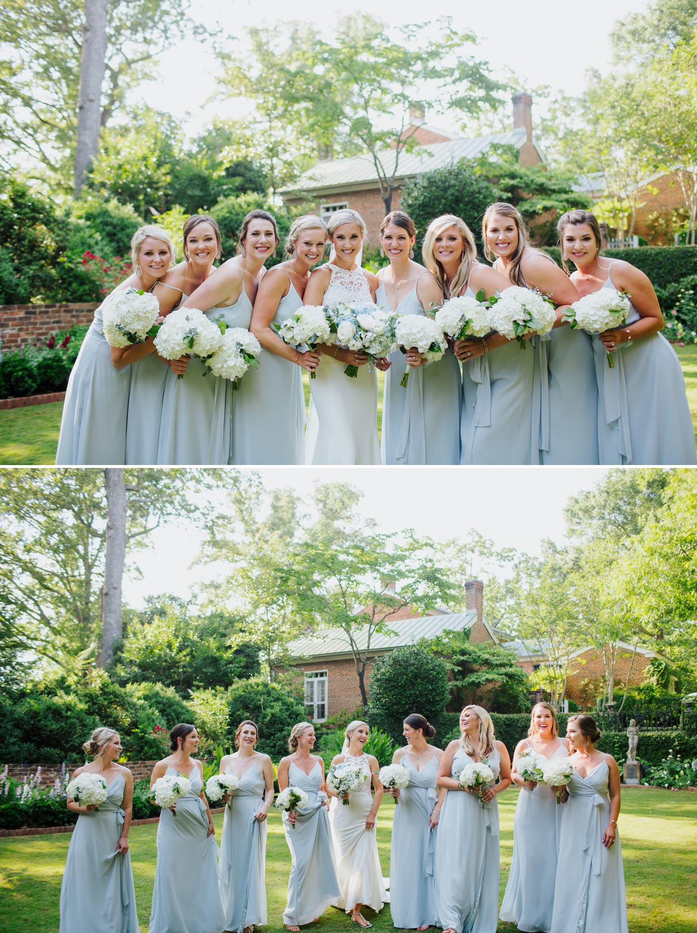 Dusty blue bridesmaids gown – Spring wedding in Athens, Georgia | Izzy and Co.
