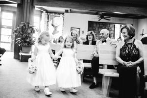 Wedding ceremony at Catholic Center at UGA | Athens Wedding Photographer Izzy and Co.