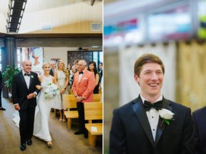 Wedding ceremony at Catholic Center at UGA | Athens Wedding Photographer Izzy and Co.