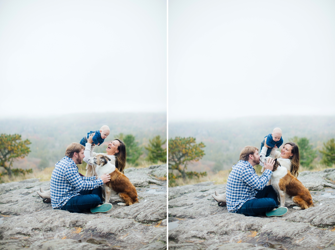 Mountain family session by Izzy and Co. Savannah and Atlanta family photographer.
