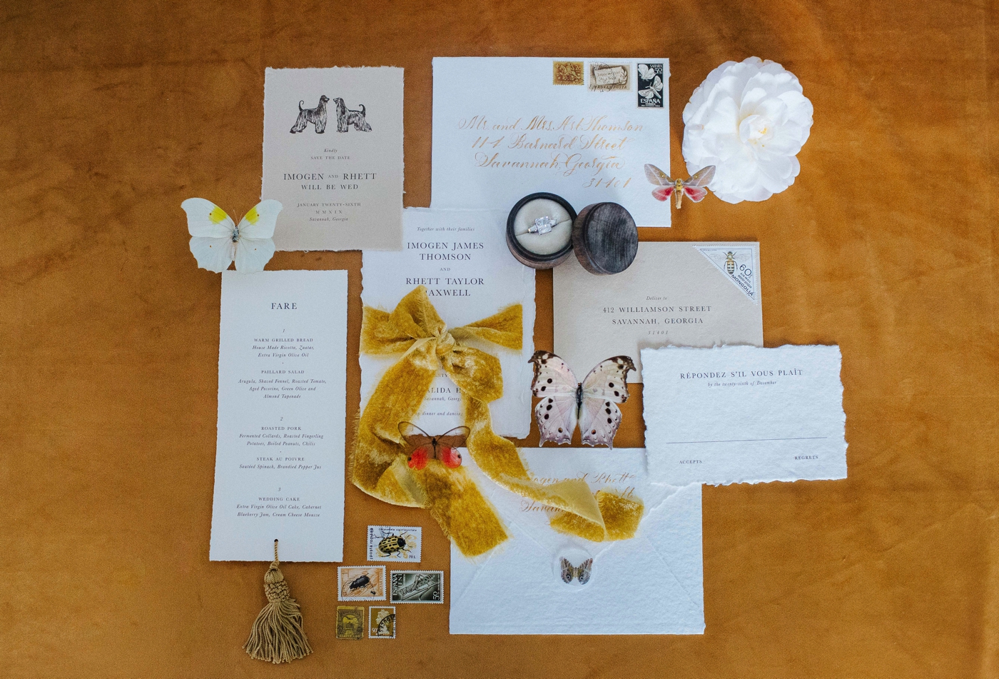 Baroque and vintage stationary by Cake Paperie | Izzy and Co.
