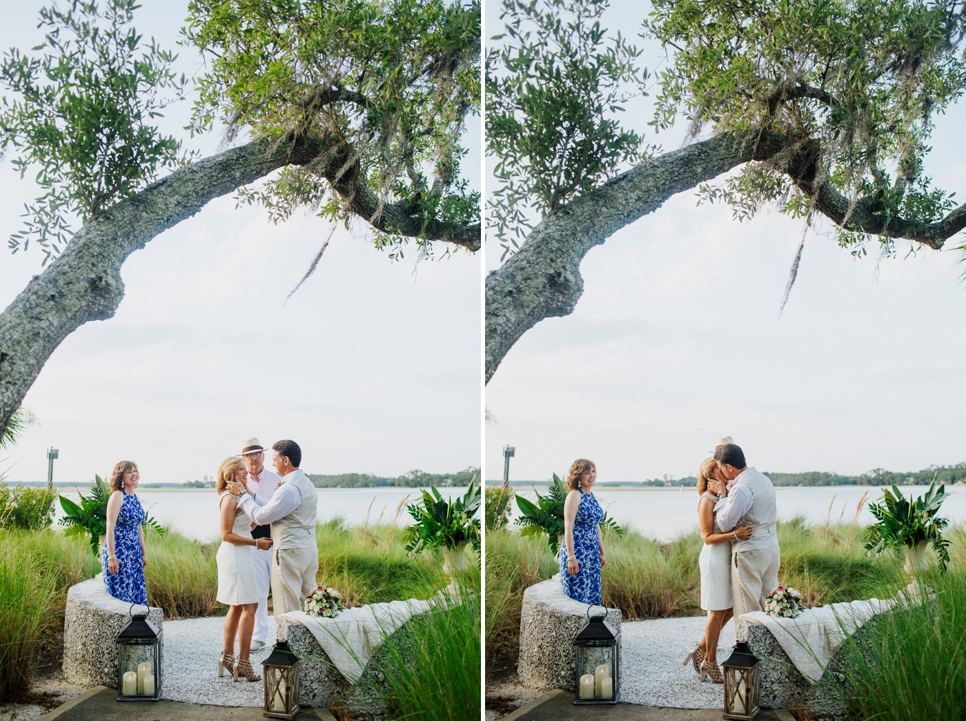 Sunset elopement in Savannah, Georgia at The Landings | Izzy and Co.