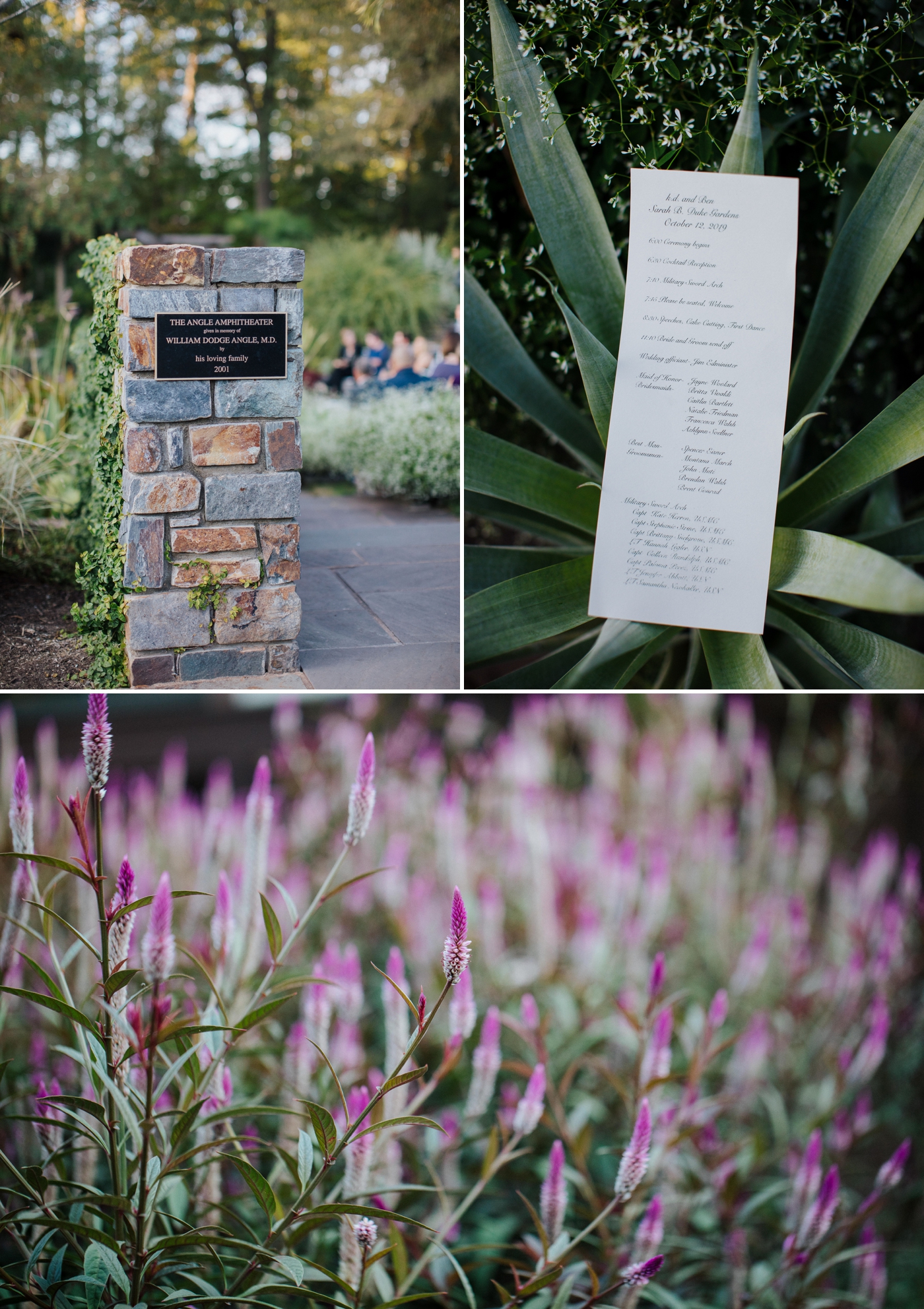 Garden wedding ceremony with Military inspiration | Izzy and Co.