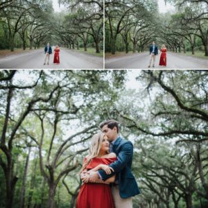 Macy & Matthew’s engagement session at Wormsloe in Savannah | Izzy and Co.