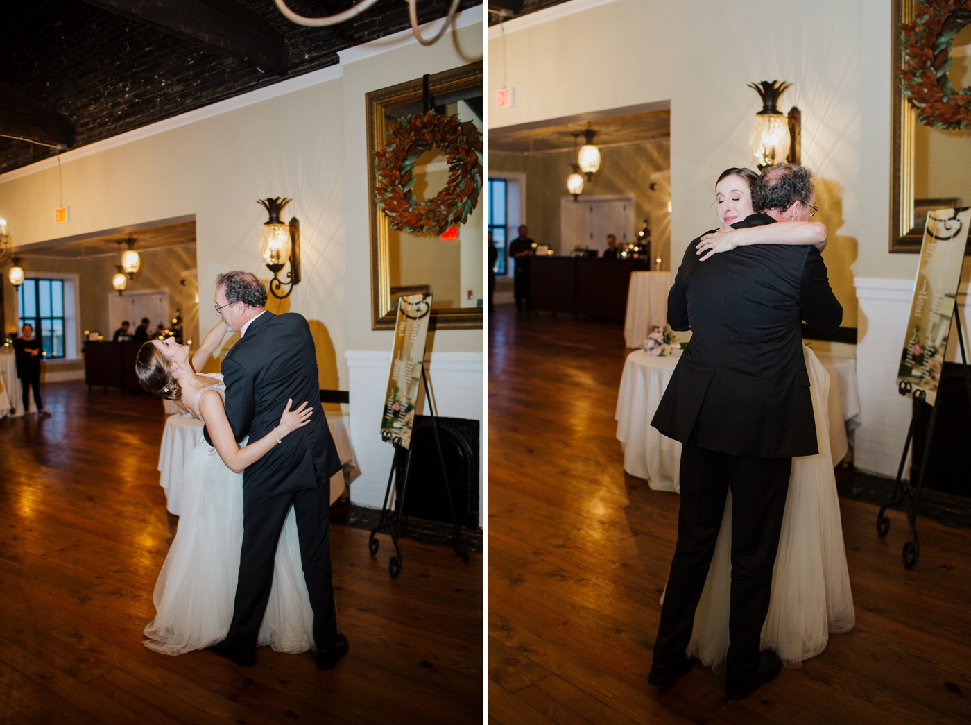 Colorful spring wedding reception at Vic’s On The River | Izzy and Co.