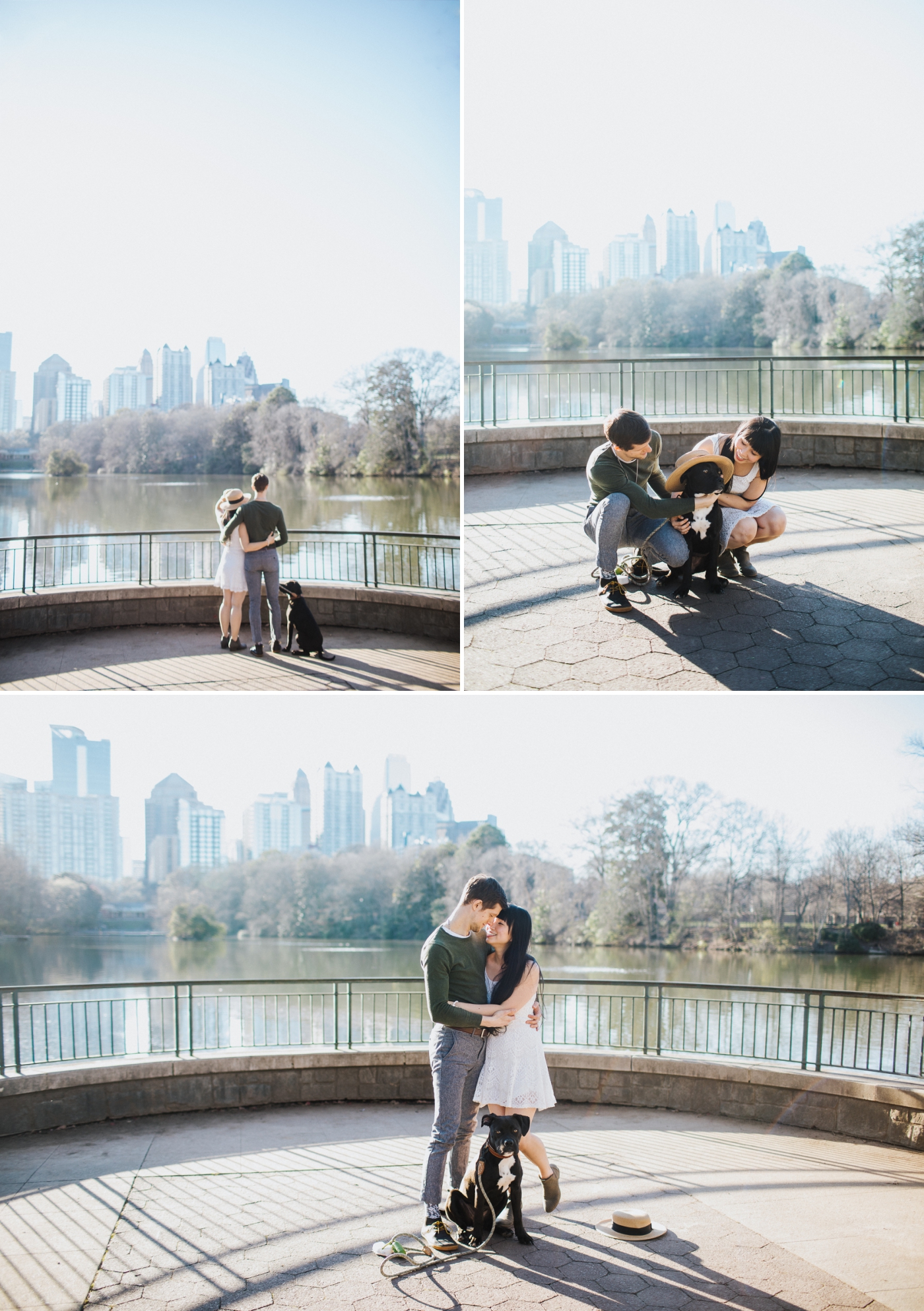Janet and Will’s Engagement Session at Piedmont Park