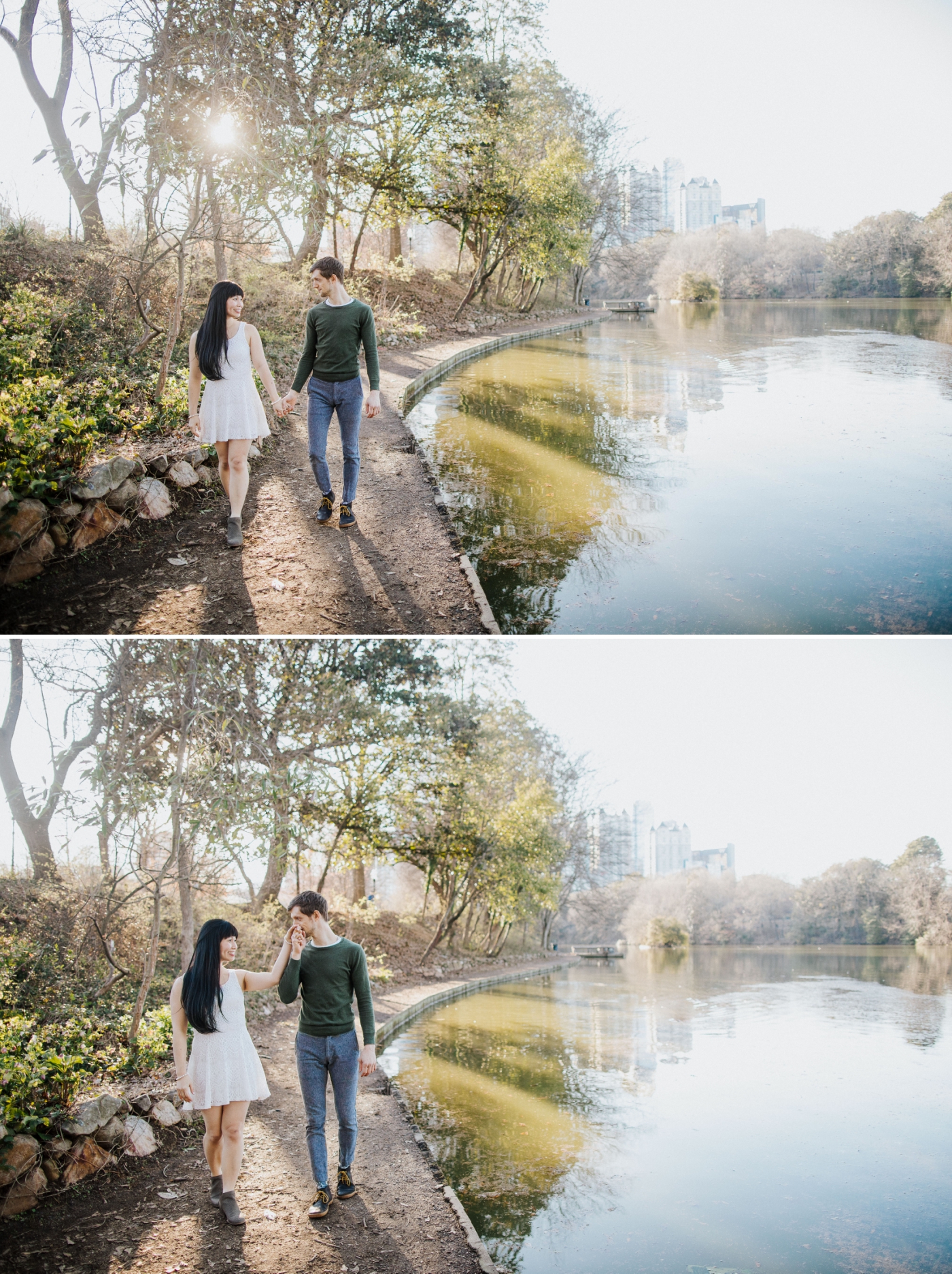 Piedmont Park Engagement Session by Izzy and Co.